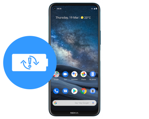 Замена аккумулятора Nokia 8.3 5G по цене 640 рублей — замена батареи Нокиа  8.3 5G в Самаре | RemLab